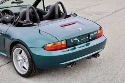 1998 BMW M Roadster in Boston Green Metallic over Black Nappa