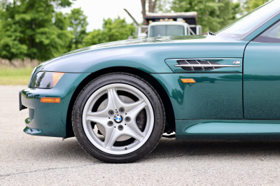 1998 BMW M Roadster in Boston Green Metallic over Black Nappa