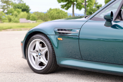 1998 BMW M Roadster in Boston Green Metallic over Black Nappa