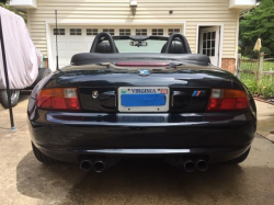 1998 BMW M Roadster in Cosmos Black Metallic over Black Nappa