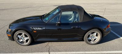 1998 BMW M Roadster in Cosmos Black Metallic over Black Nappa