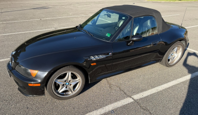 1998 BMW M Roadster in Cosmos Black Metallic over Black Nappa