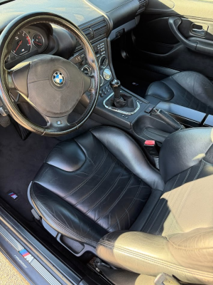 1998 BMW M Roadster in Cosmos Black Metallic over Black Nappa