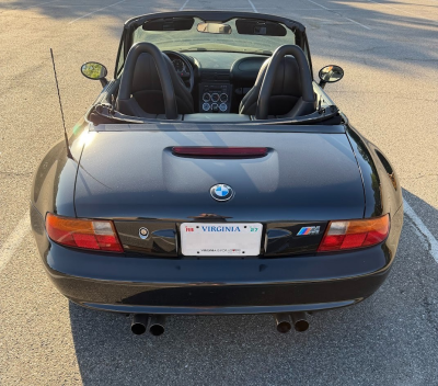 1998 BMW M Roadster in Cosmos Black Metallic over Black Nappa