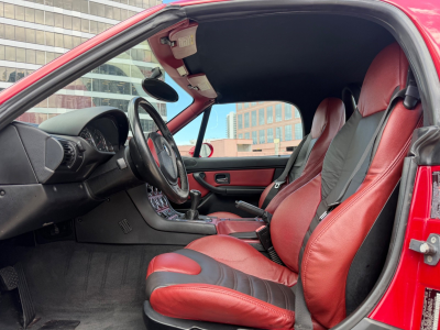 1998 BMW M Roadster in Imola Red 2 over Imola Red & Black Nappa