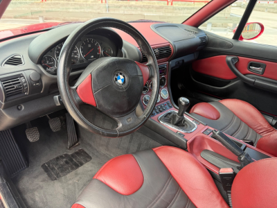 1998 BMW M Roadster in Imola Red 2 over Imola Red & Black Nappa