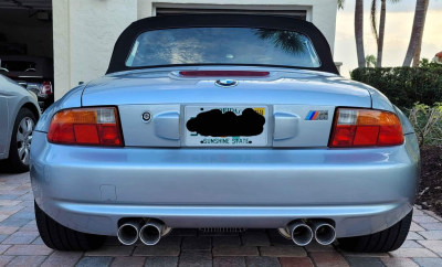 1998 BMW M Roadster in Arctic Silver Metallic over Black Nappa