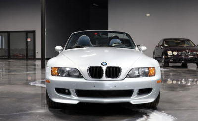 1998 BMW M Roadster in Arctic Silver Metallic over Estoril Blue & Black Nappa