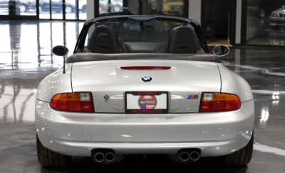 1998 BMW M Roadster in Arctic Silver Metallic over Estoril Blue & Black Nappa