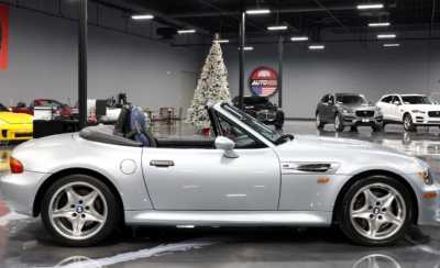 1998 BMW M Roadster in Arctic Silver Metallic over Estoril Blue & Black Nappa