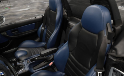 1998 BMW M Roadster in Arctic Silver Metallic over Estoril Blue & Black Nappa