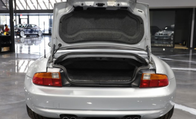 1998 BMW M Roadster in Arctic Silver Metallic over Estoril Blue & Black Nappa