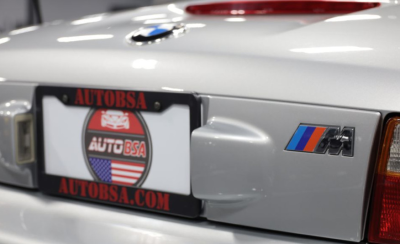 1998 BMW M Roadster in Arctic Silver Metallic over Estoril Blue & Black Nappa