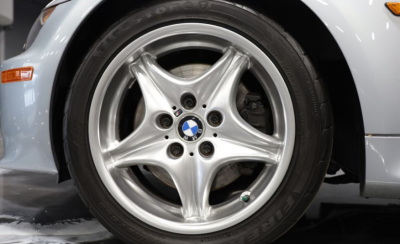 1998 BMW M Roadster in Arctic Silver Metallic over Estoril Blue & Black Nappa