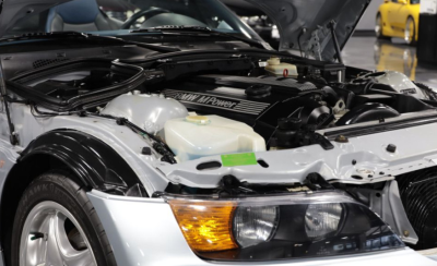 1998 BMW M Roadster in Arctic Silver Metallic over Estoril Blue & Black Nappa