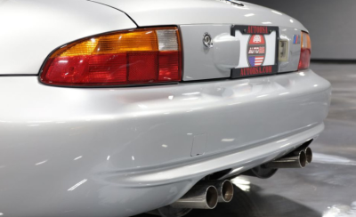 1998 BMW M Roadster in Arctic Silver Metallic over Estoril Blue & Black Nappa