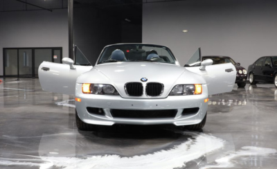 1998 BMW M Roadster in Arctic Silver Metallic over Estoril Blue & Black Nappa