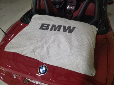 1998 BMW M Roadster in Imola Red 2 over Imola Red & Black Nappa