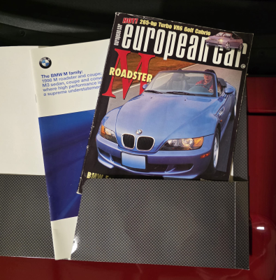 1998 BMW M Roadster in Imola Red 2 over Imola Red & Black Nappa