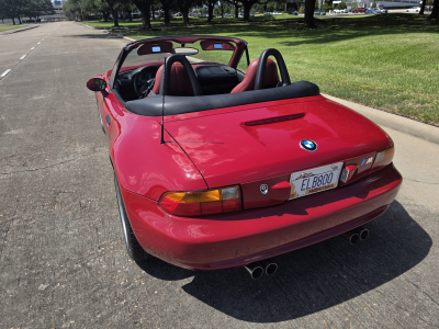1998 BMW M Roadster in Imola Red 2 over Imola Red & Black Nappa