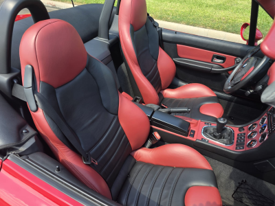 1998 BMW M Roadster in Imola Red 2 over Imola Red & Black Nappa