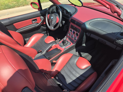 1998 BMW M Roadster in Imola Red 2 over Imola Red & Black Nappa