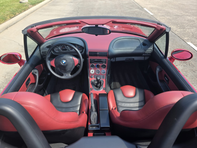 1998 BMW M Roadster in Imola Red 2 over Imola Red & Black Nappa