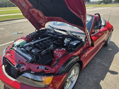 1998 BMW M Roadster in Imola Red 2 over Imola Red & Black Nappa