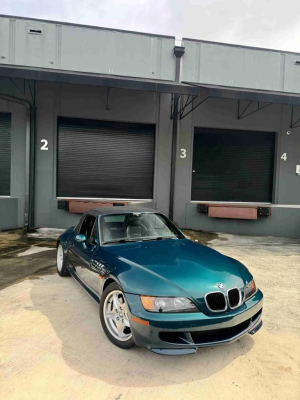 1998 BMW M Roadster in Boston Green Metallic over Black Nappa