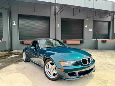 1998 BMW M Roadster in Boston Green Metallic over Black Nappa