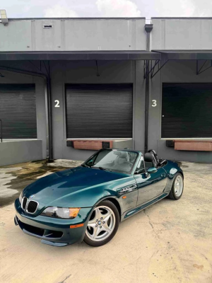 1998 BMW M Roadster in Boston Green Metallic over Black Nappa