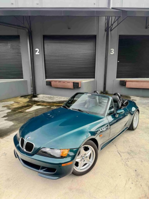 1998 BMW M Roadster in Boston Green Metallic over Black Nappa