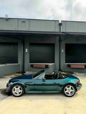 1998 BMW M Roadster in Boston Green Metallic over Black Nappa