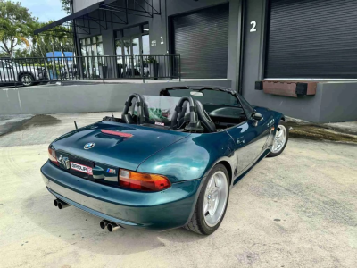 1998 BMW M Roadster in Boston Green Metallic over Black Nappa