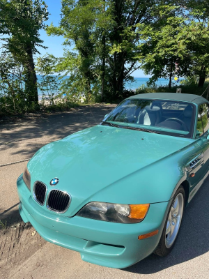 1998 BMW M Roadster in Evergreen over Evergreen & Black Nappa