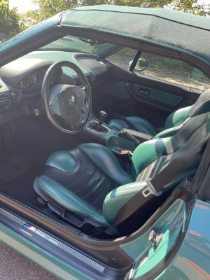 1998 BMW M Roadster in Evergreen over Evergreen & Black Nappa