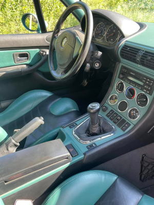 1998 BMW M Roadster in Evergreen over Evergreen & Black Nappa