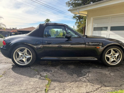 1998 BMW M Roadster in Cosmos Black Metallic over Black Nappa