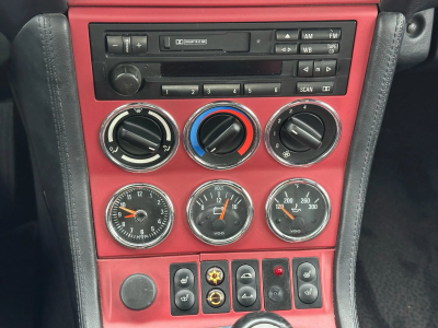 1998 BMW M Roadster in Cosmos Black Metallic over Imola Red & Black Nappa