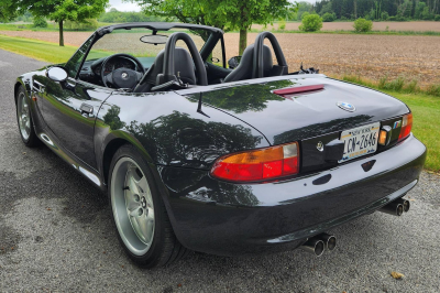 1998 BMW M Roadster in Cosmos Black Metallic over Dark Gray & Black Nappa