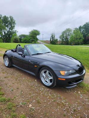 1998 BMW M Roadster in Cosmos Black Metallic over Dark Gray & Black Nappa