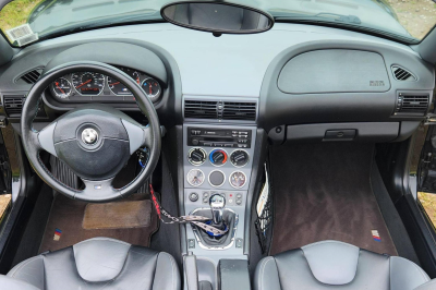 1998 BMW M Roadster in Cosmos Black Metallic over Dark Gray & Black Nappa
