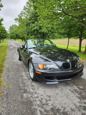 1998 BMW M Roadster in Cosmos Black Metallic over Dark Gray & Black Nappa