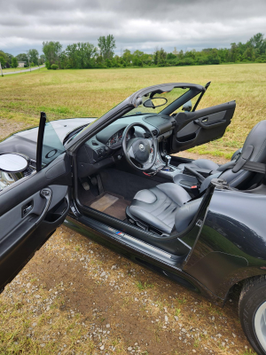 1998 BMW M Roadster in Cosmos Black Metallic over Dark Gray & Black Nappa