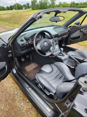 1998 BMW M Roadster in Cosmos Black Metallic over Dark Gray & Black Nappa