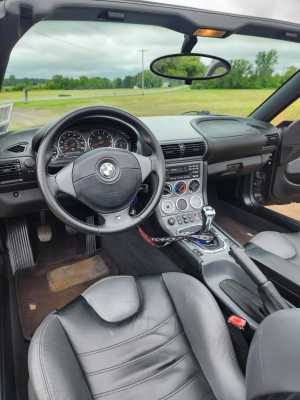 1998 BMW M Roadster in Cosmos Black Metallic over Dark Gray & Black Nappa