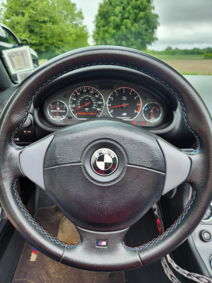 1998 BMW M Roadster in Cosmos Black Metallic over Dark Gray & Black Nappa