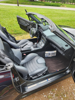1998 BMW M Roadster in Cosmos Black Metallic over Dark Gray & Black Nappa