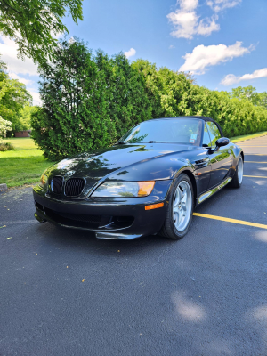 1998 BMW M Roadster in Cosmos Black Metallic over Dark Gray & Black Nappa