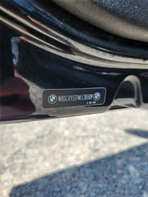 1998 BMW M Roadster in Cosmos Black Metallic over Dark Gray & Black Nappa